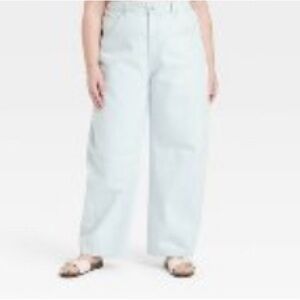 Universal Thread Light  Blue Barrel Pants